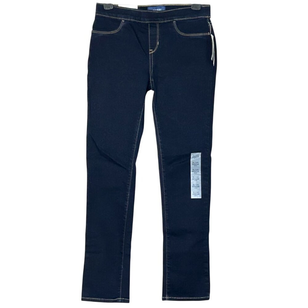 NWT Old Navy Skinny XL (14) Regular Women Junior Pull-on Just Below the Waist St
